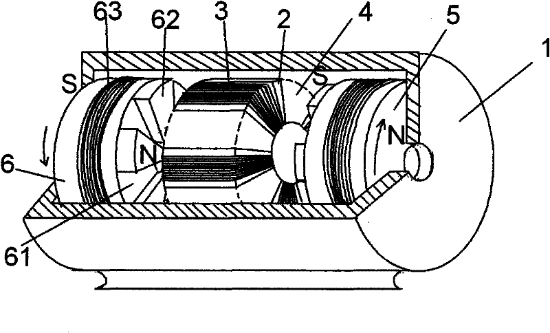 Reversing-free DC electric generator and power generation method thereof