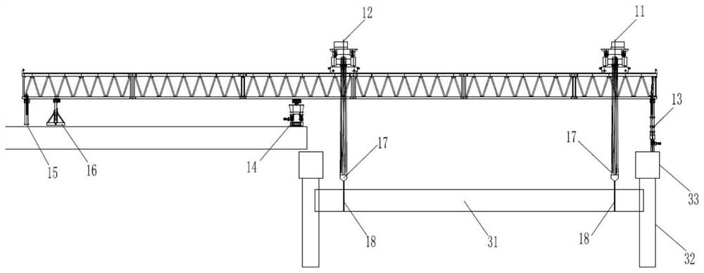 Automatic control system for girder erection
