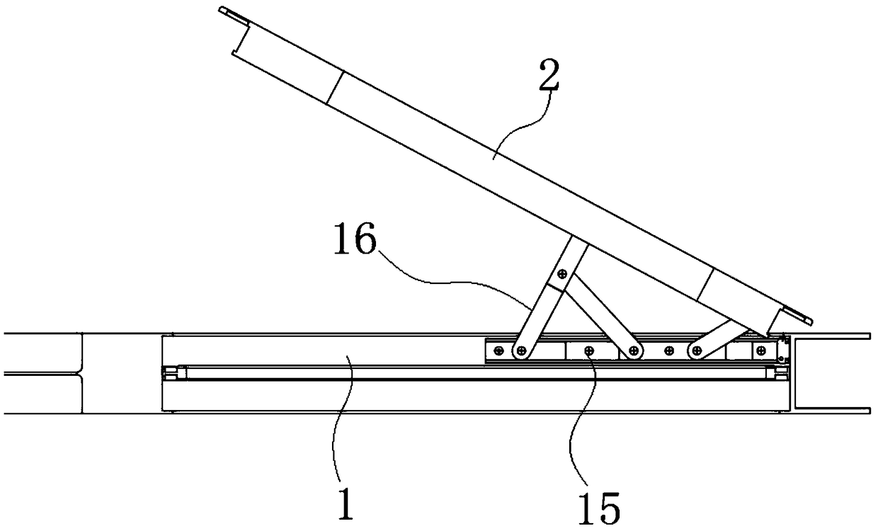 Casement window structure and sectional material with window frame and sash integrally connected in penetrating and inserted modes