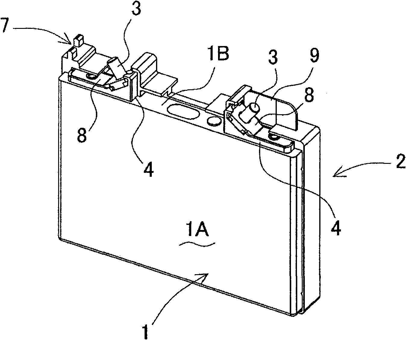 Battery array and battery array separator