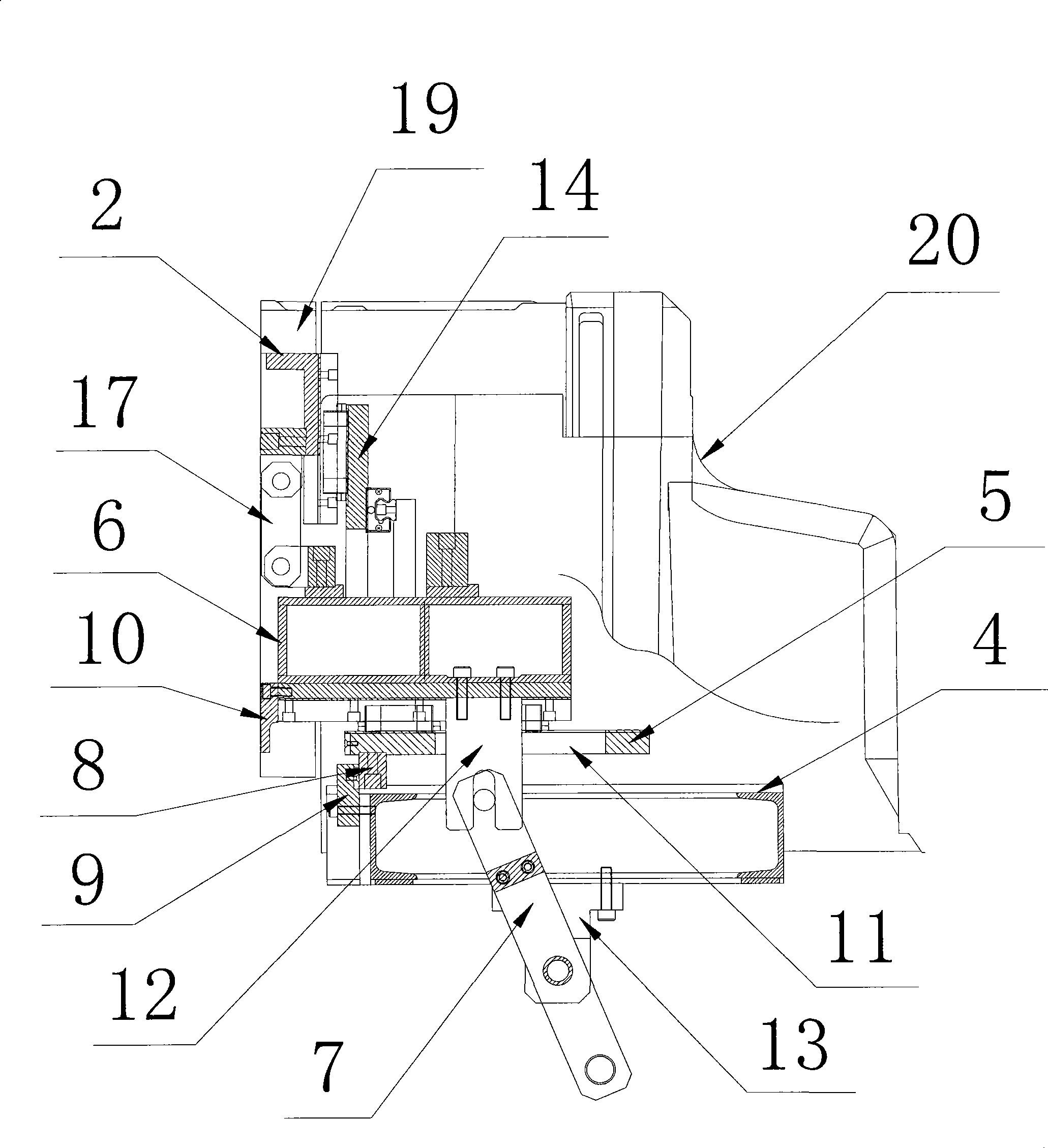 Supporting and positioning device for refrigerator foaming internal mold