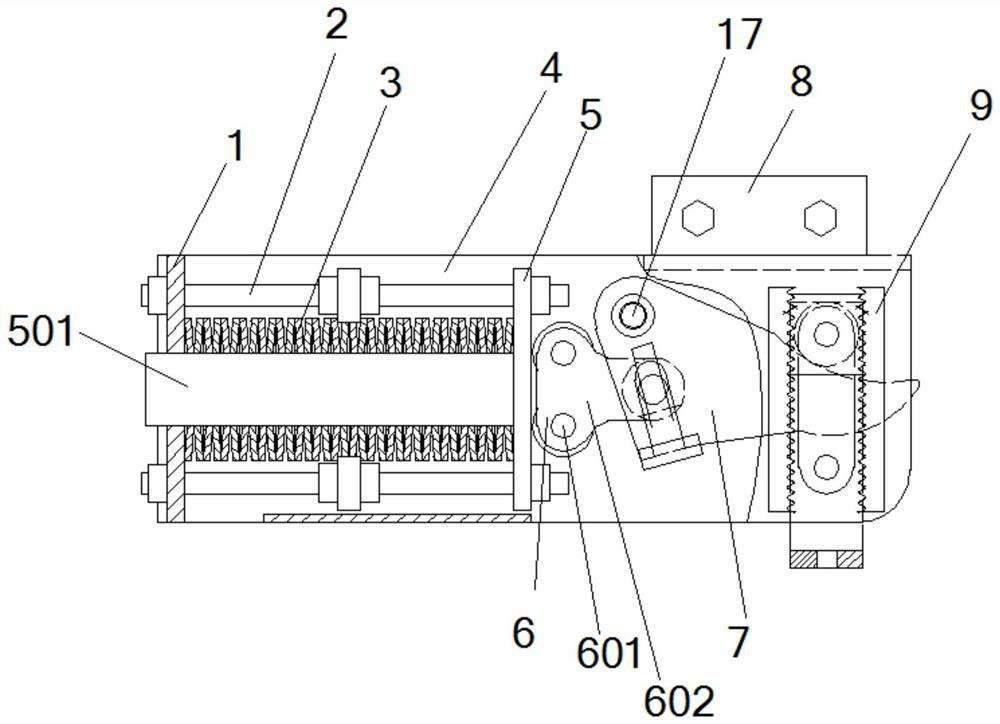 Low constant-force disc spring support hanger