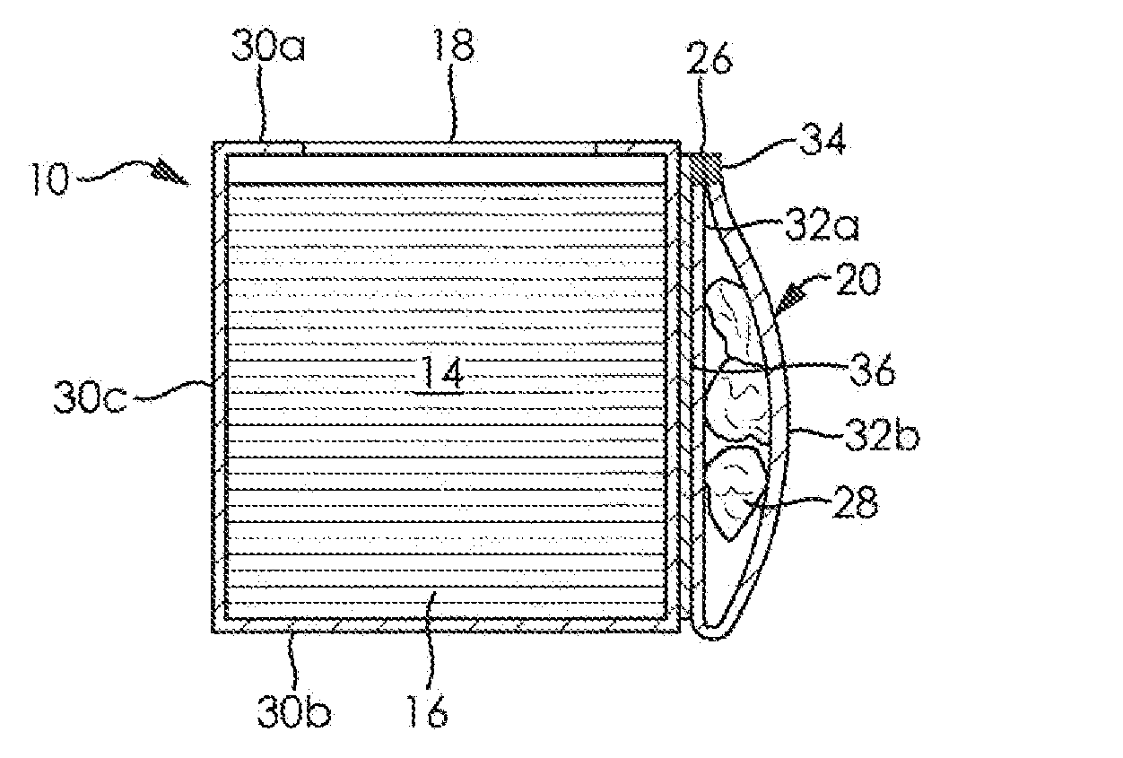 Tissue Dispenser With Integral Waste Receptacle