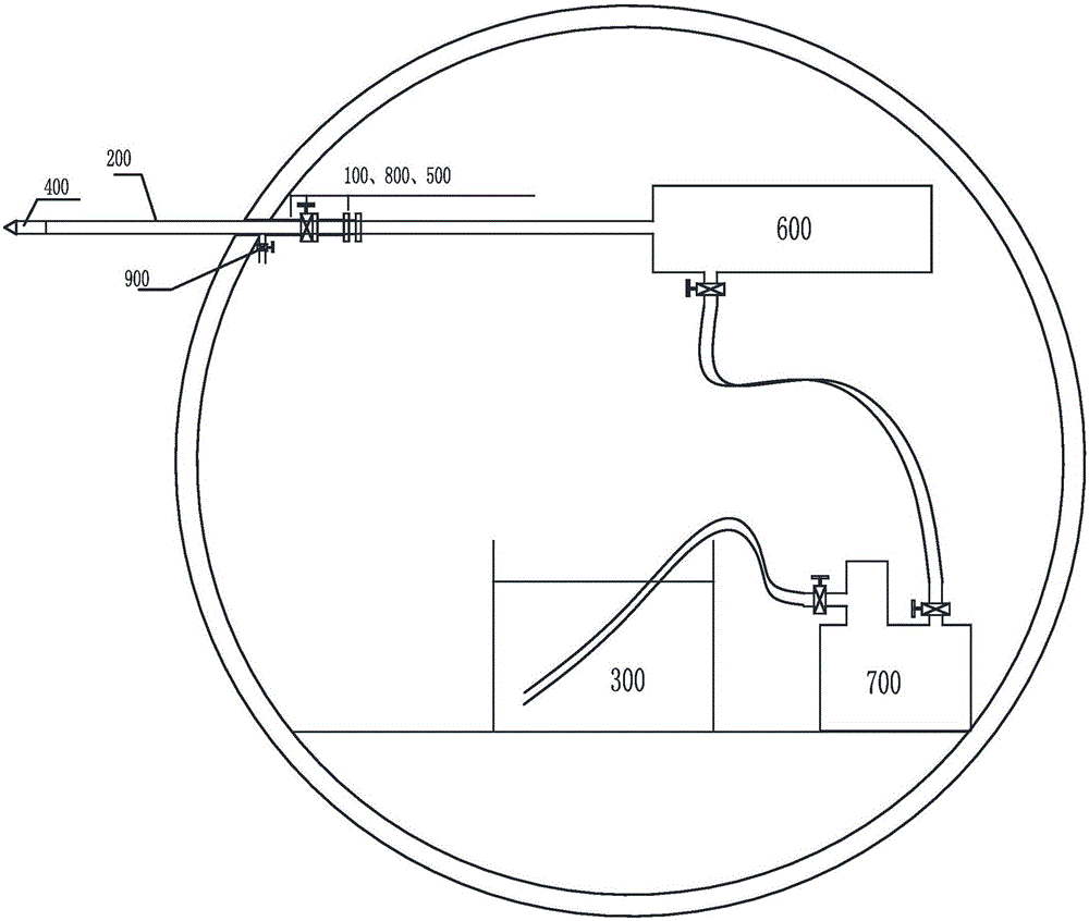 Semi-closed mud pressure maintaining and circulation technique in confined water stratum drilling construction