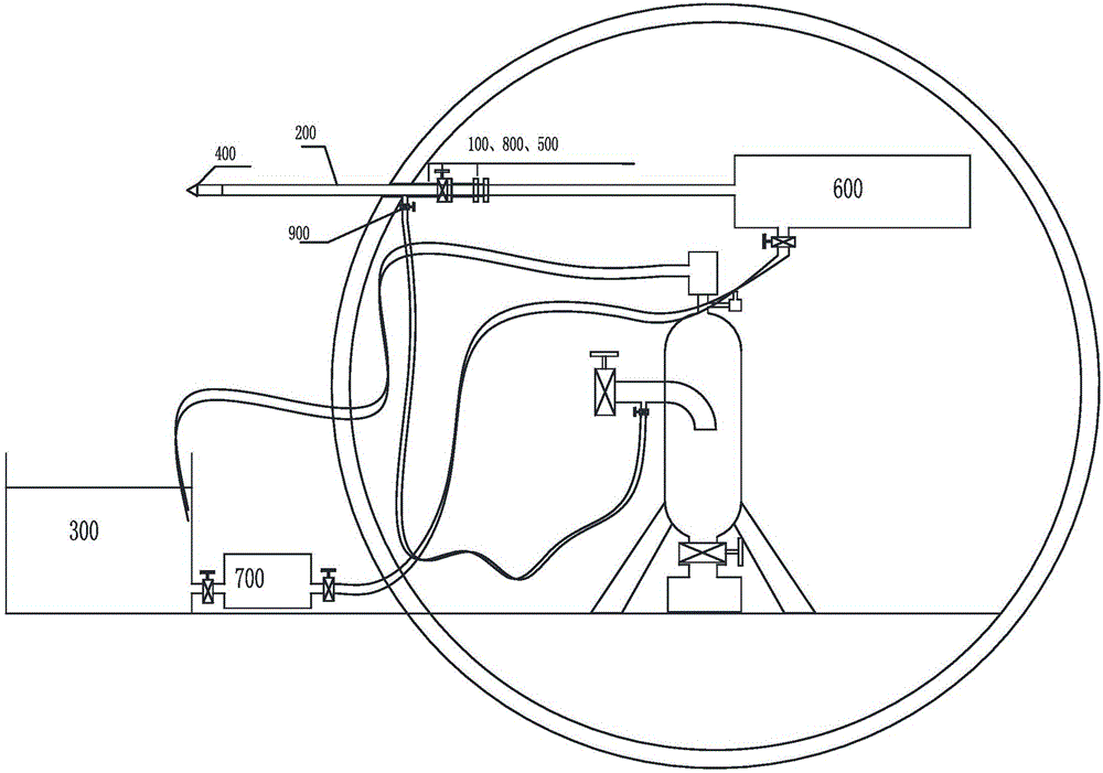 Semi-closed mud pressure maintaining and circulation technique in confined water stratum drilling construction