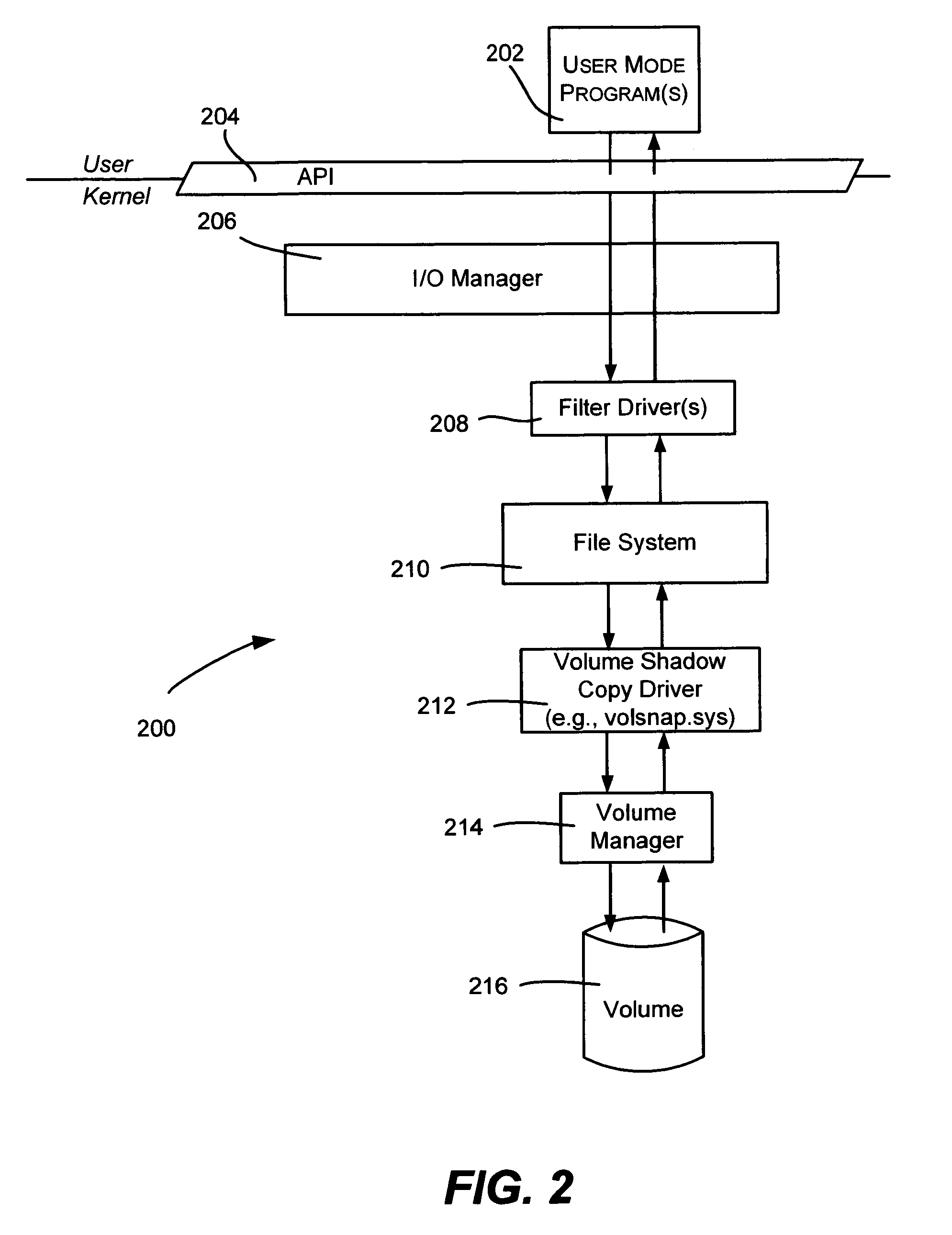 Method and system of previewing a volume revert operation