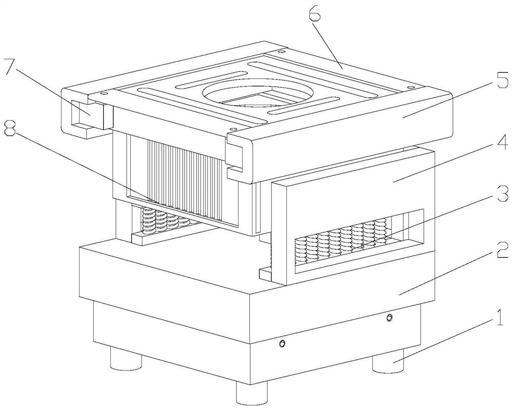 A support base for electrical equipment box