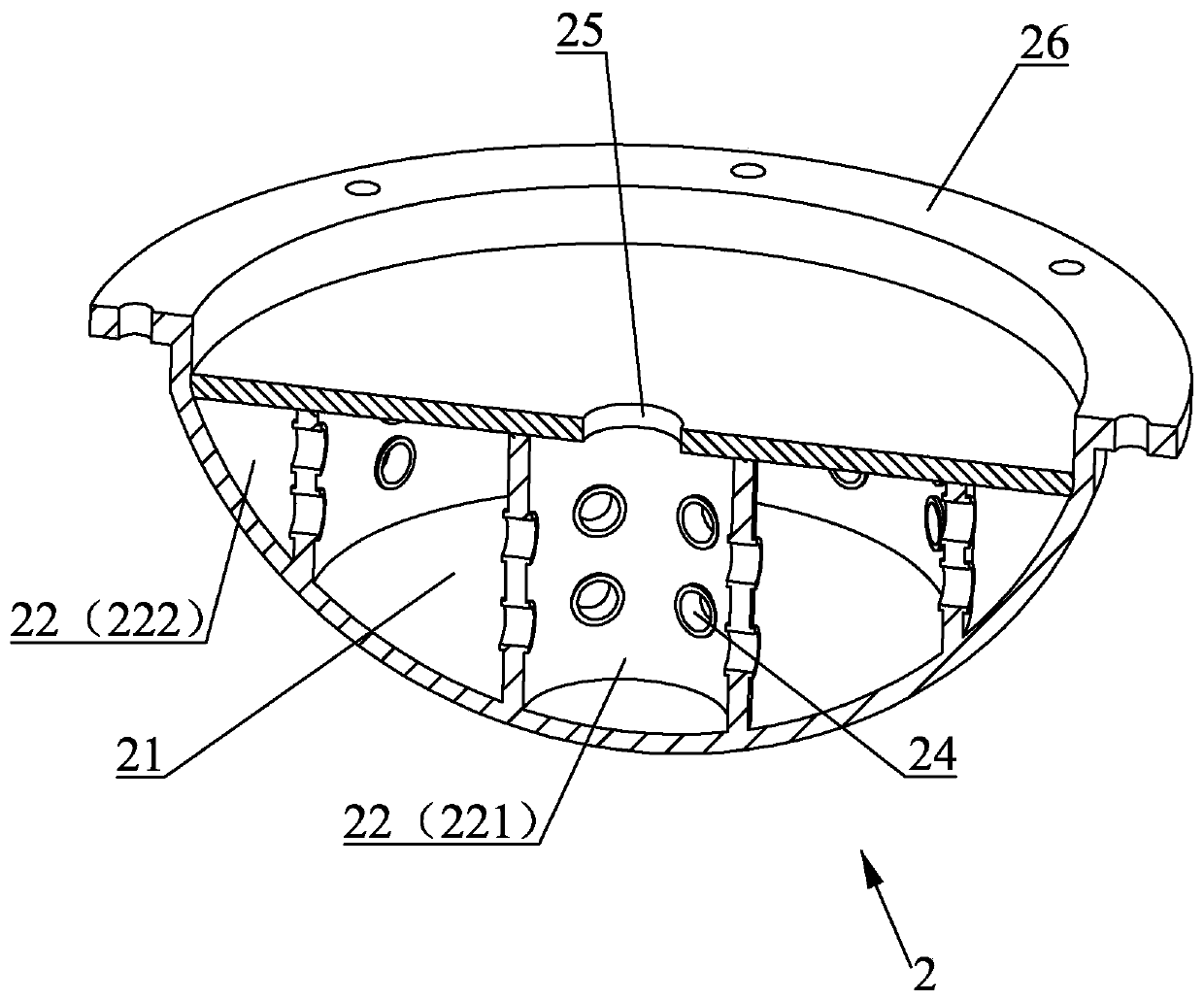 Airbag polishing head with self-adjusting air pressure