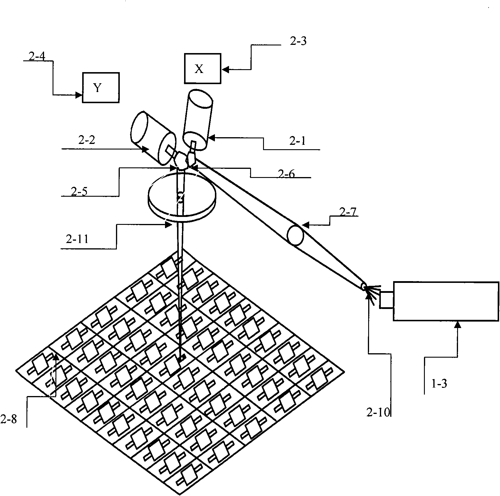 Device for removing laser paint and application method thereof