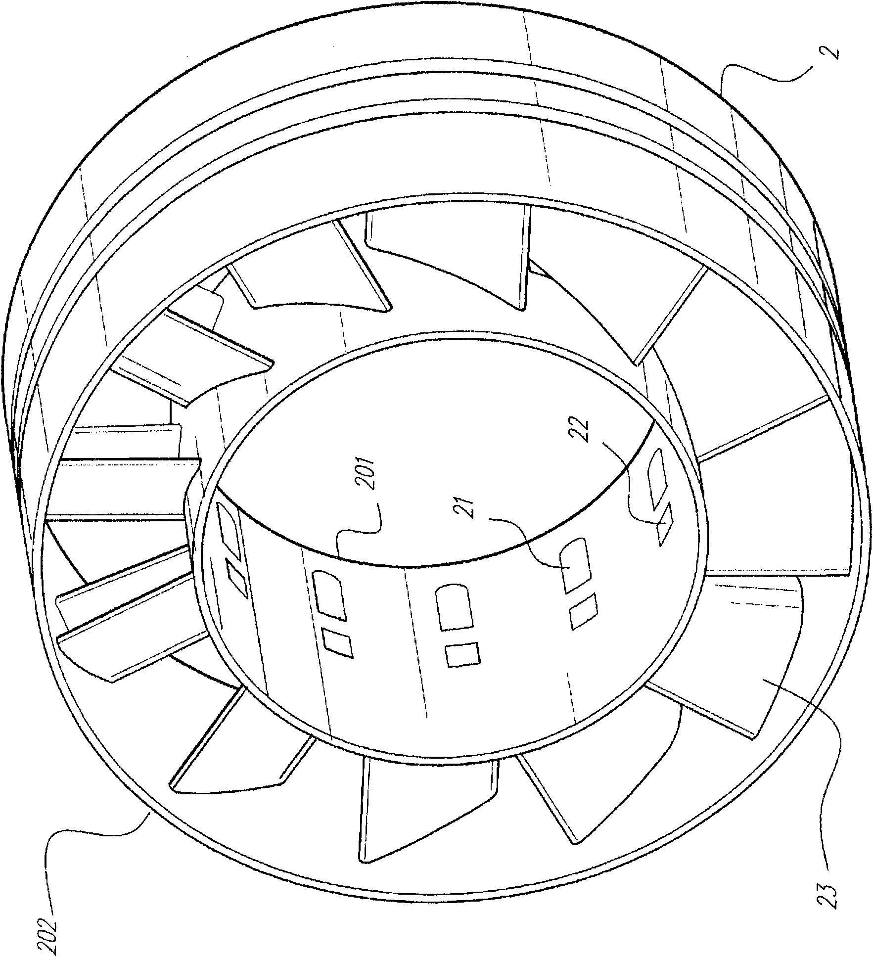 Multi-fuel-loop used for premixing synthetic gas/ng dln in nozzle