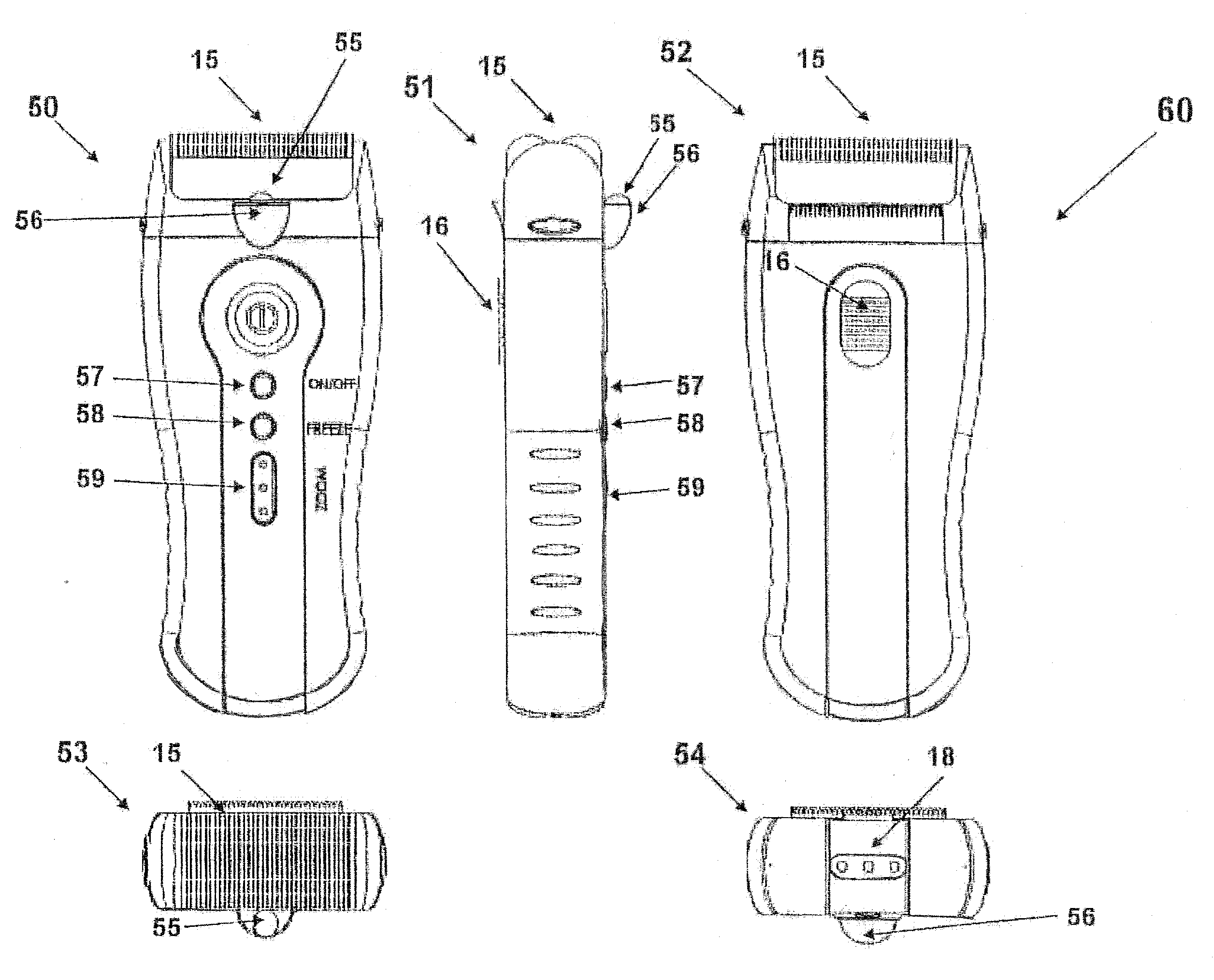 Electric shaver with imaging capability