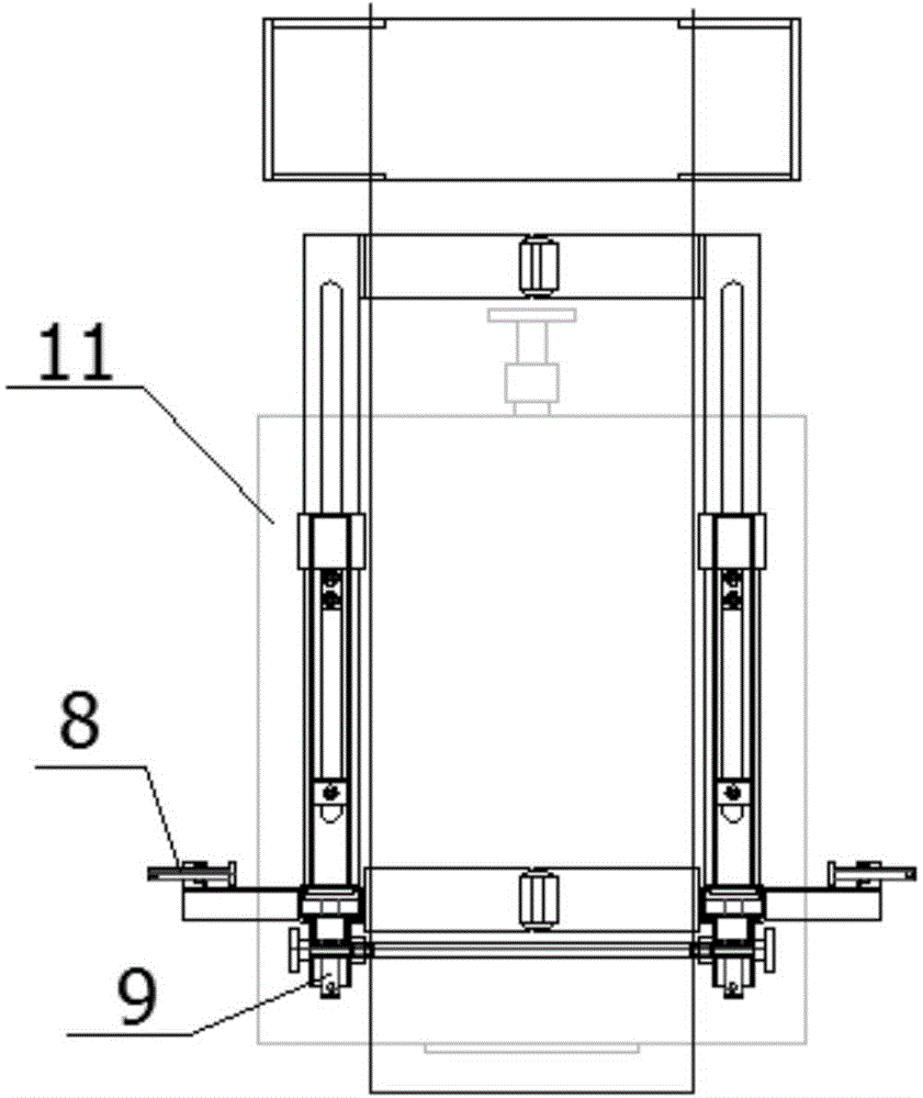Installation operation platform of outdoor disconnecting switch operating mechanism