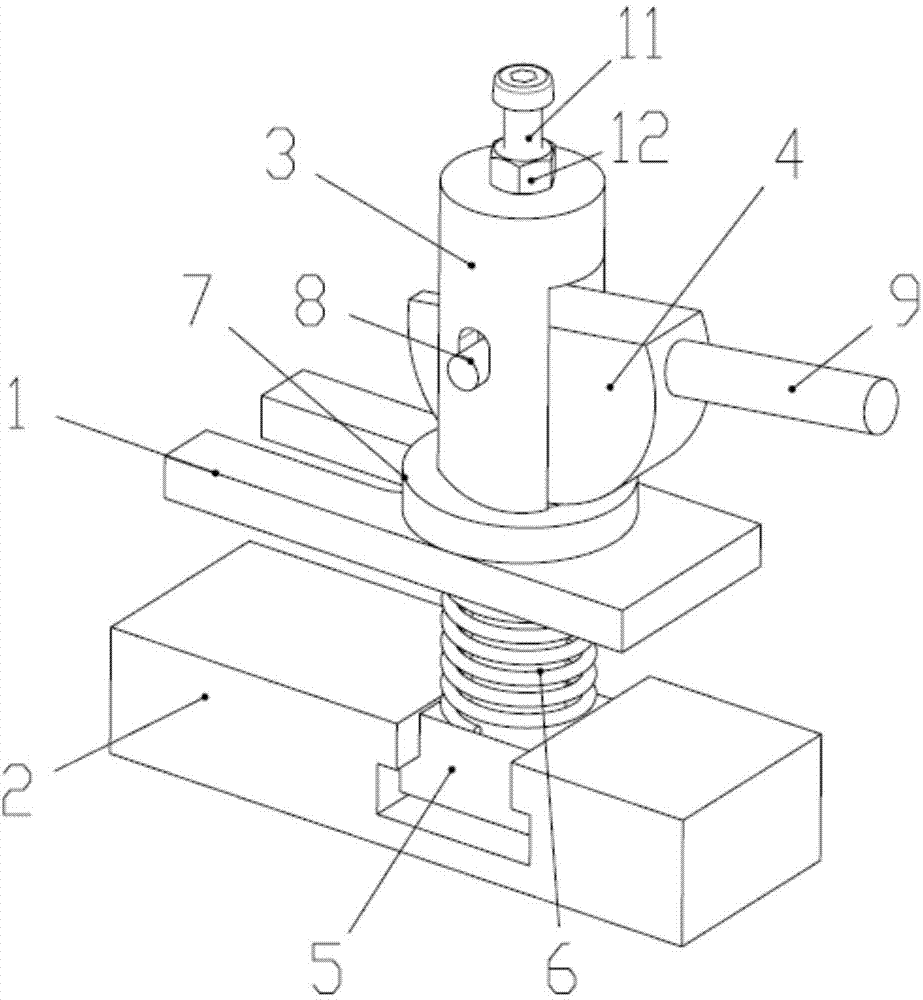 Rapid clamping fixture with adjustable pressing force