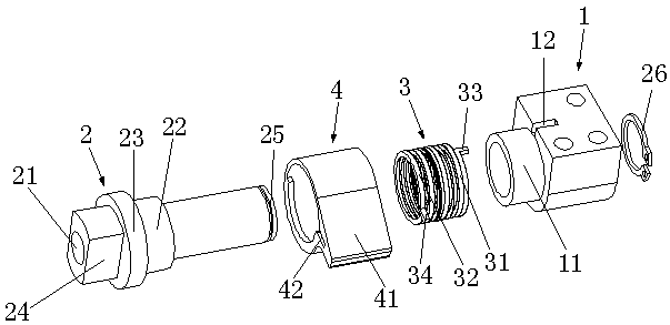 Clutch and pedal apparatus with same