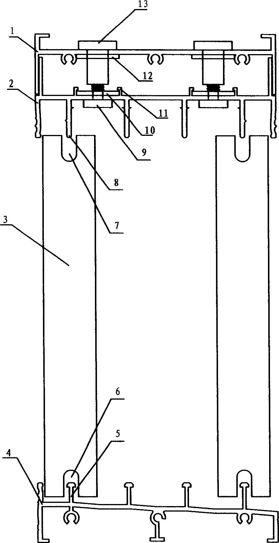 Sliding door and window with movable top slideway