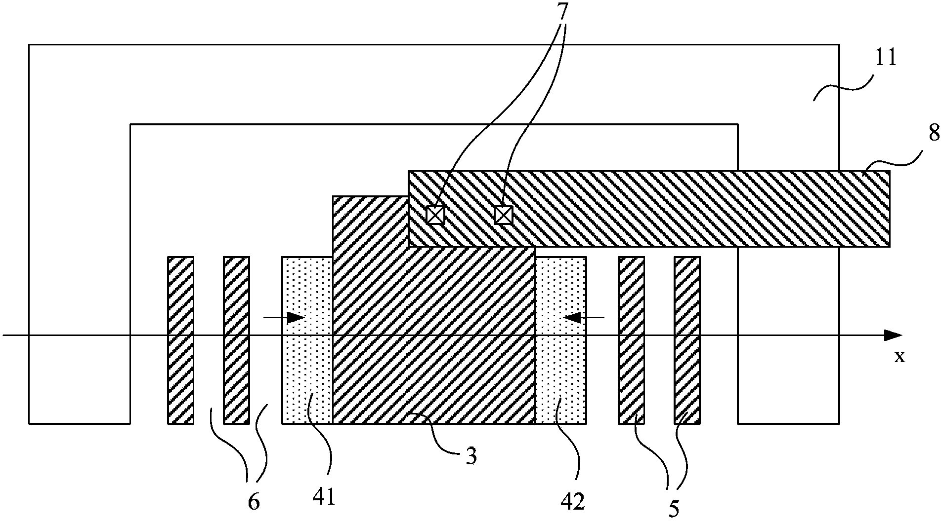 GOI_TDDB test circuit structure