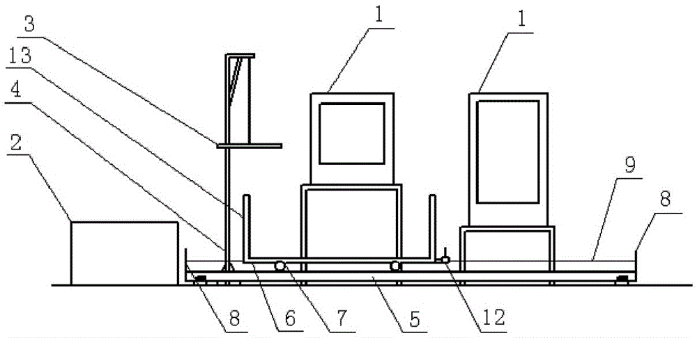 Rotating parts heat treatment automation device