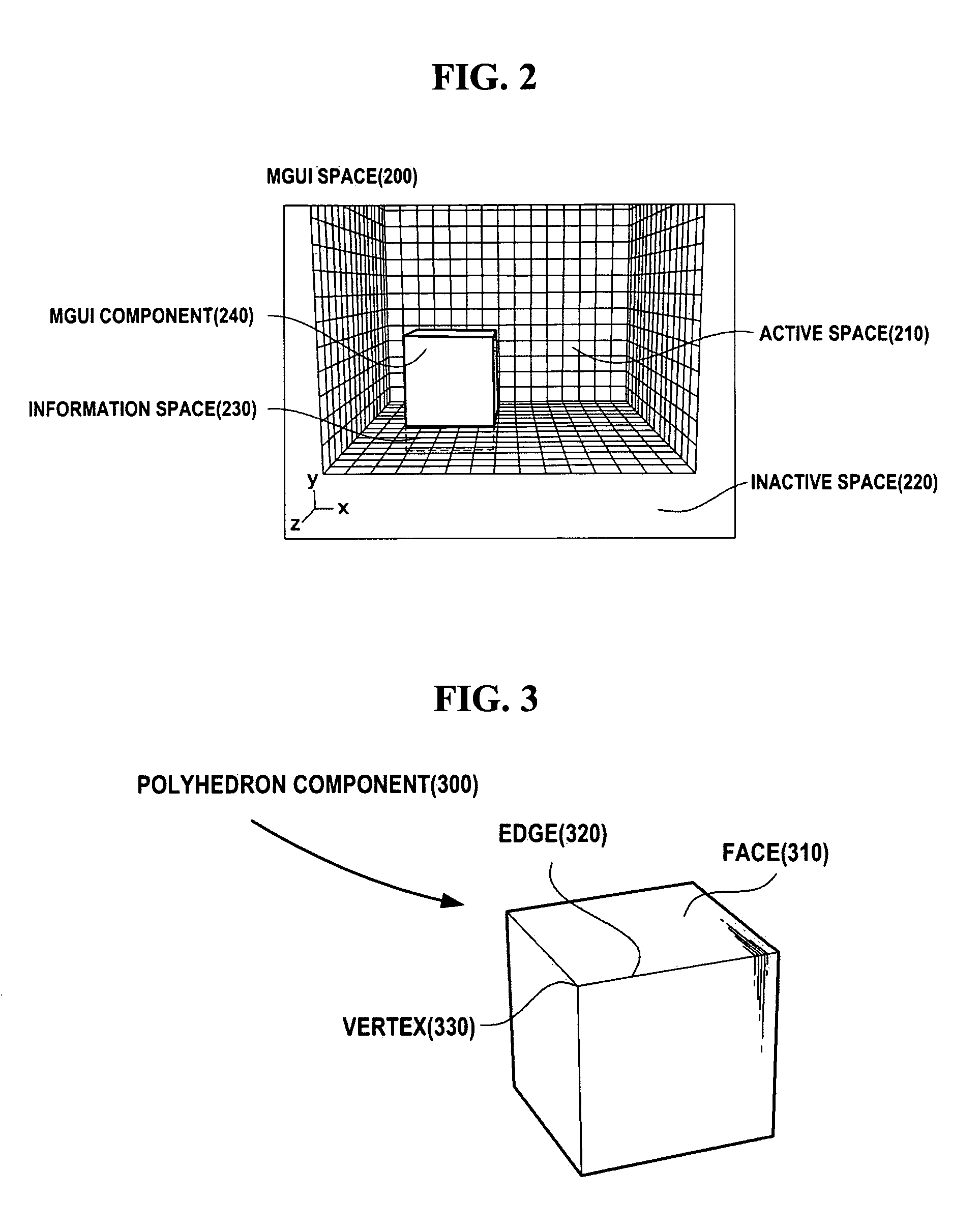 Three-dimensional motion graphic user interface and method and apparatus for providing the same