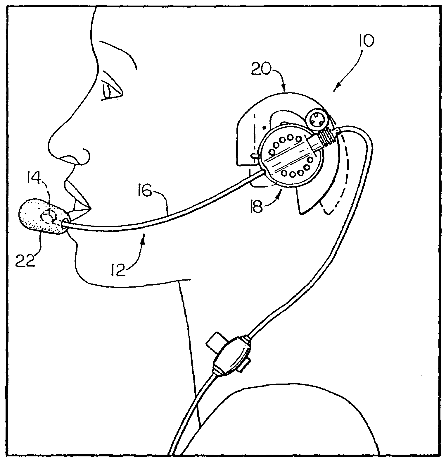 Telephone headset