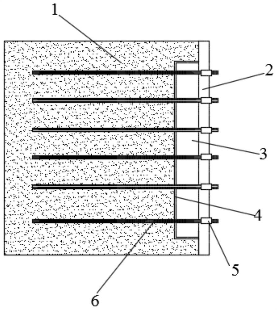 Geotechnical engineering foundation pit anti-collapse stable supporting structure