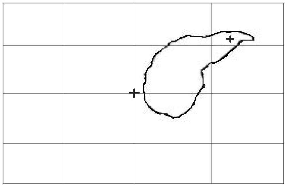 Gesture-based cursor movement method and device for medical display