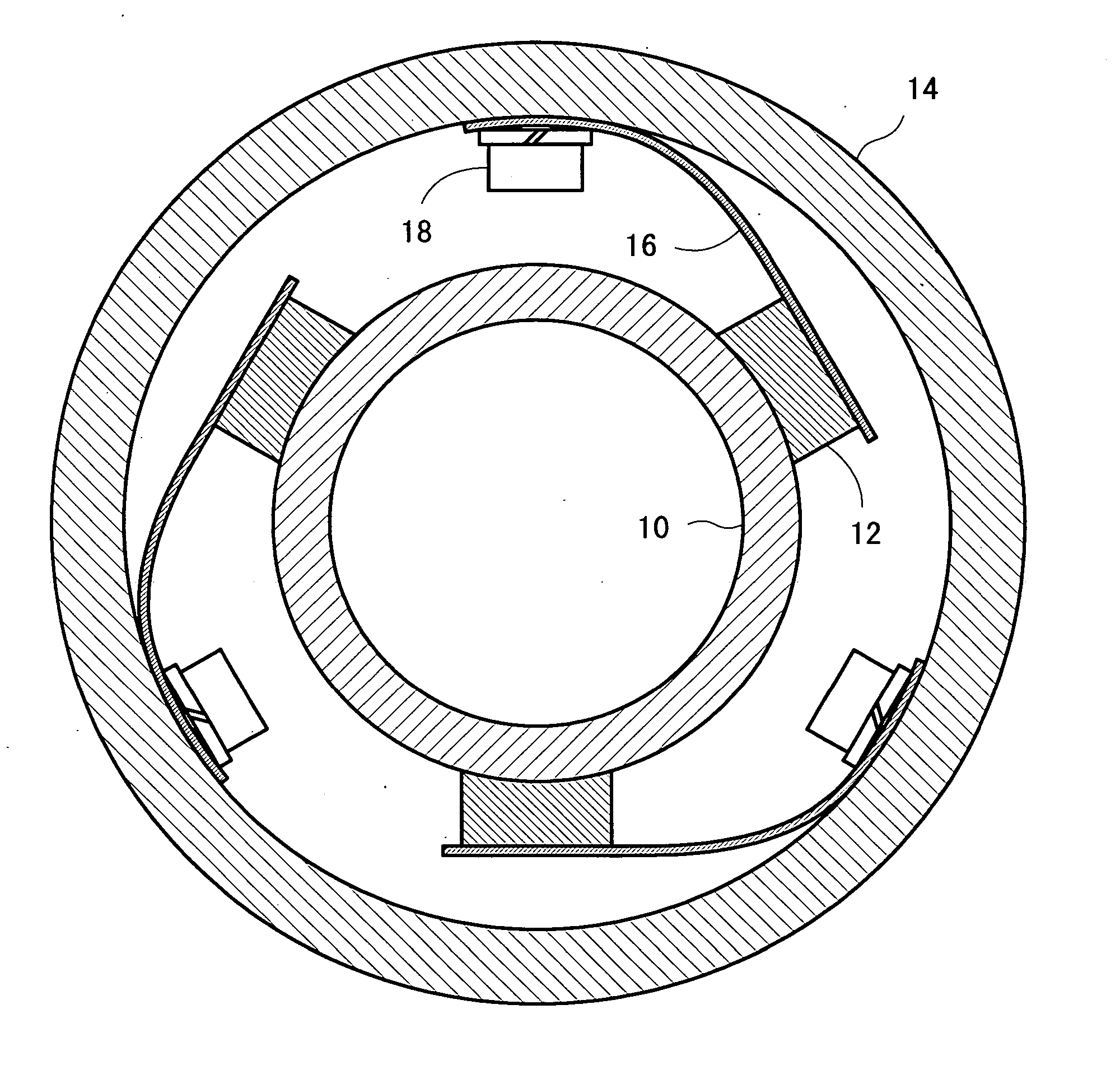 Rotary current-collecting device and rotating anode X-ray tube