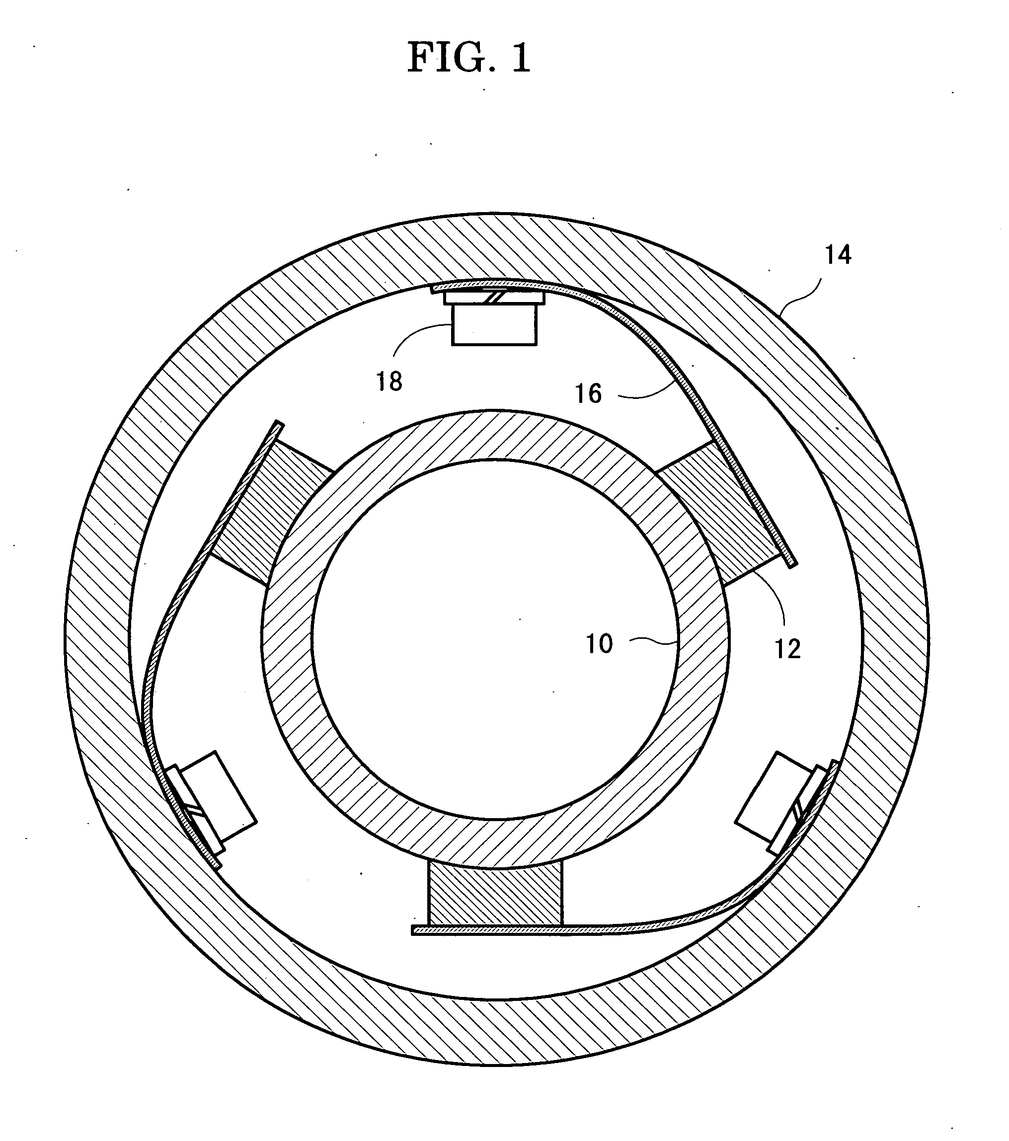 Rotary current-collecting device and rotating anode X-ray tube
