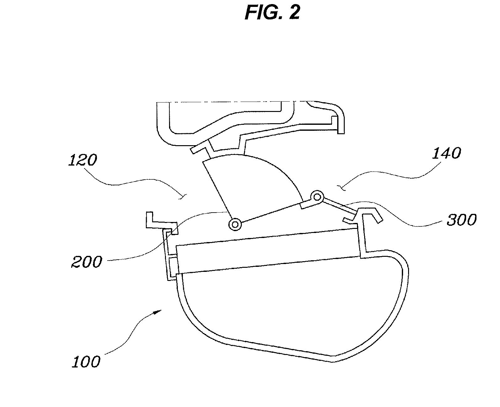 System for mixing cabin air and outside air of air-conditioner for vehicle and method of controlling the same