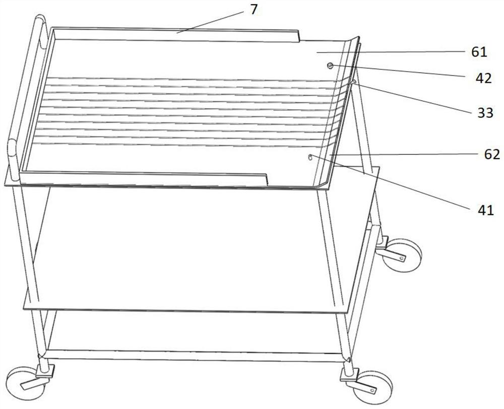 Guide wire and catheter storage and management instrument in interventional operation