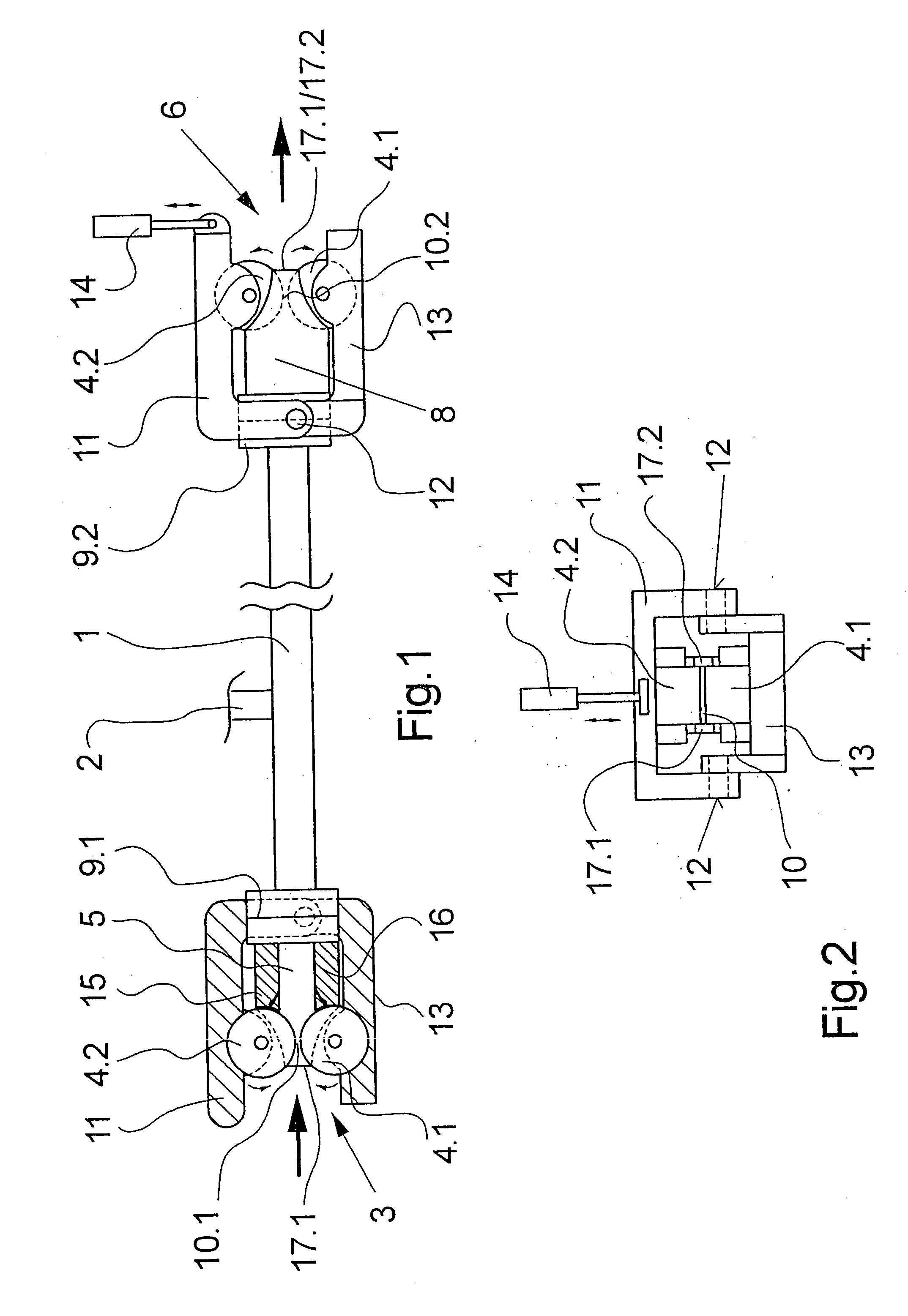 Device for the steam treatment of a moving fiber strand