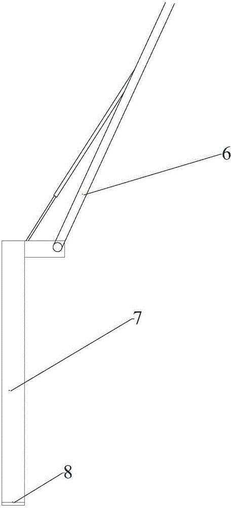 Dumping device applicable to non-self-dumping flat truck