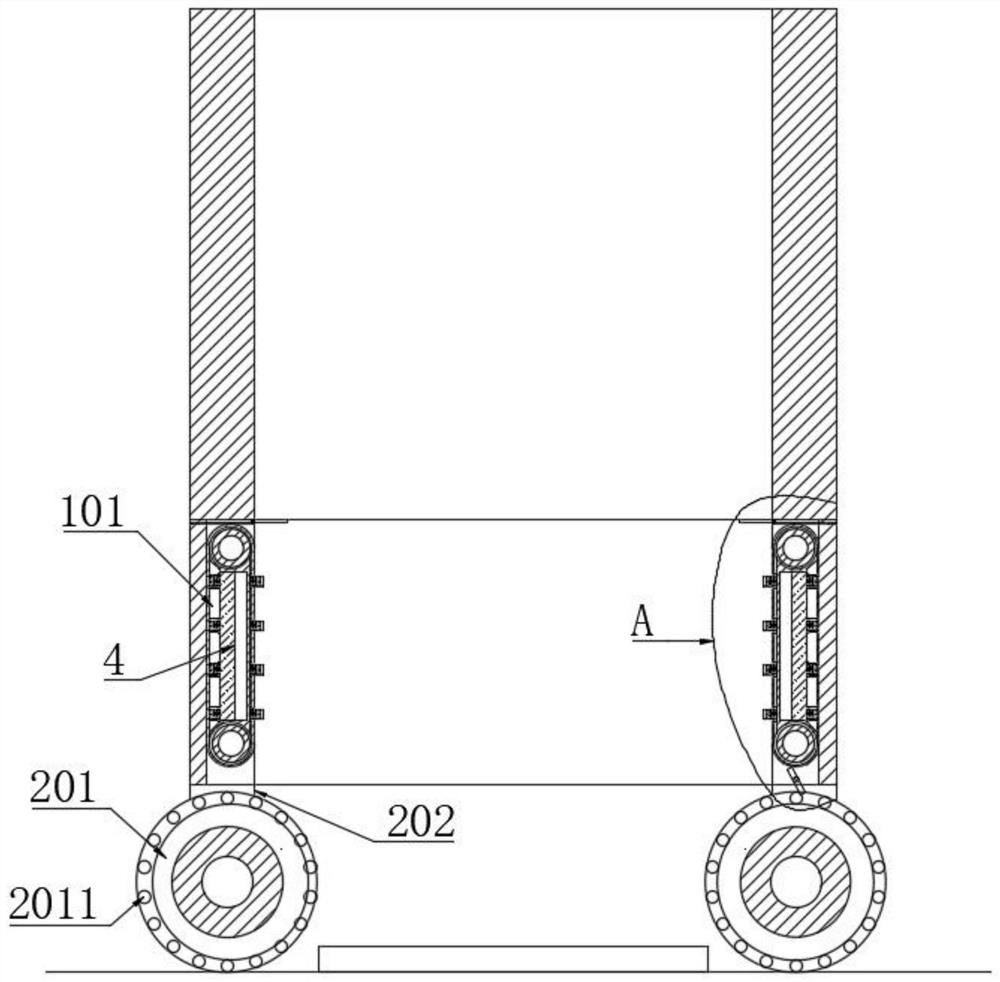 Sugarcane planter sowing device