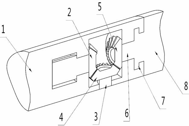 Rotating mechanism and medical paranasal sinus suction cutter