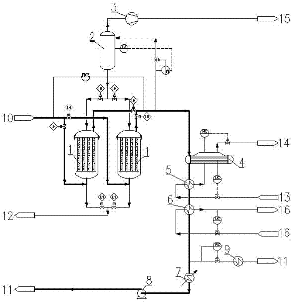 Coal gasification ash content treatment device and method