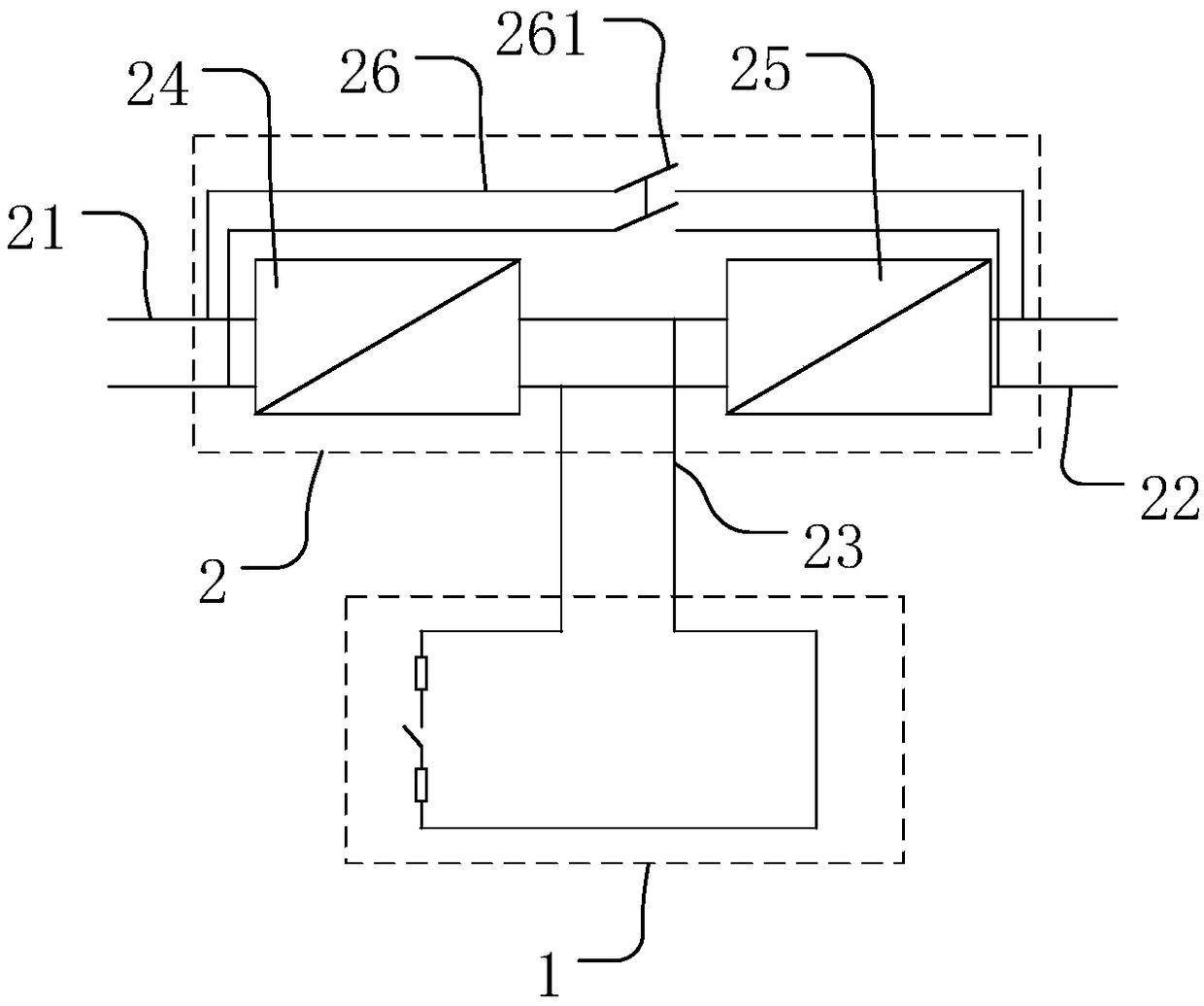 Backup power supply system and backup power supply device