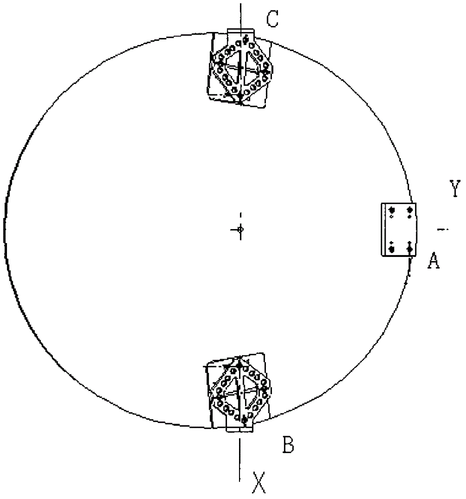 Static equilibrium balancing method for offset fed paraboloidal antenna