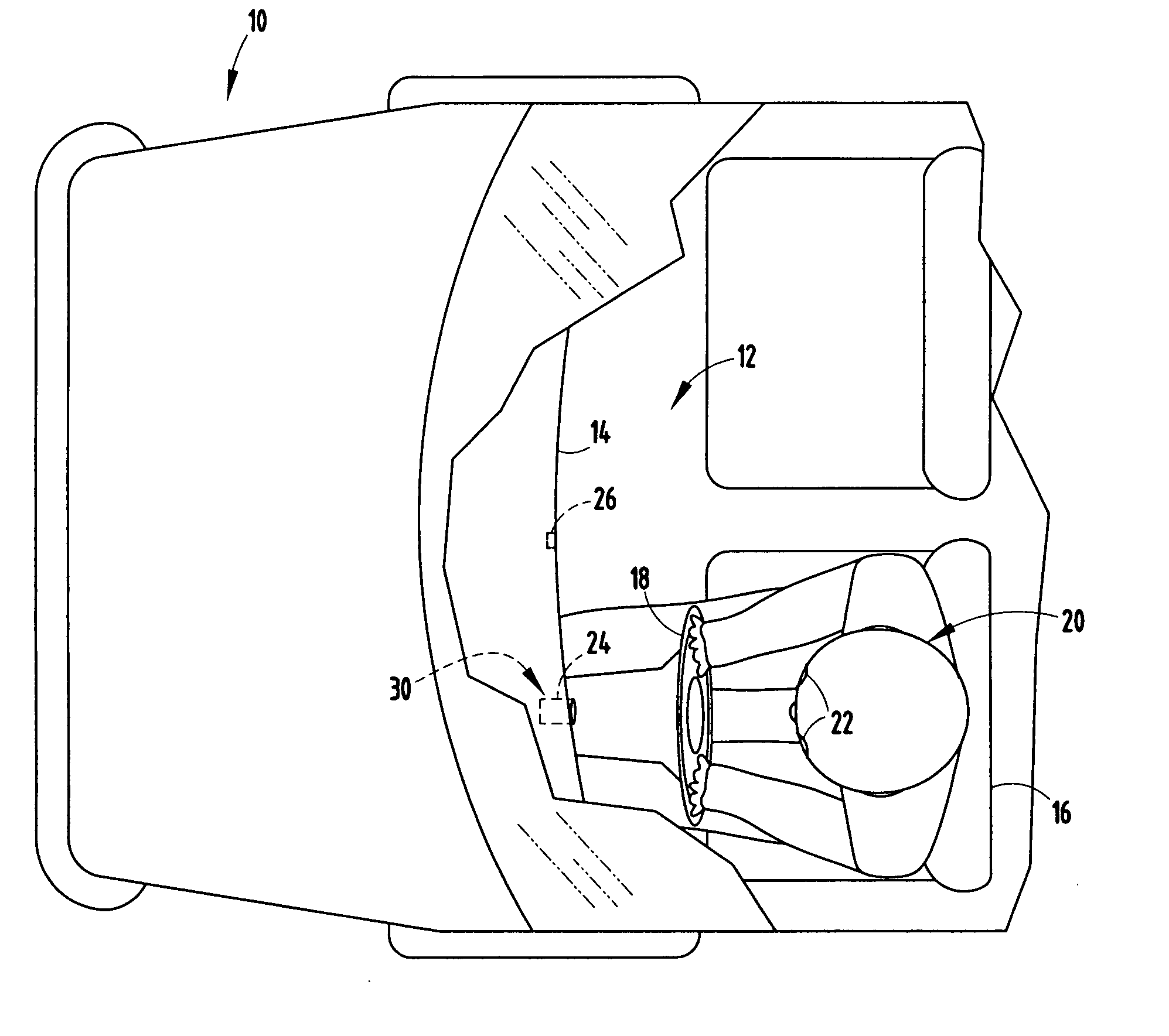 System and method of detecting eye closure based on line angles