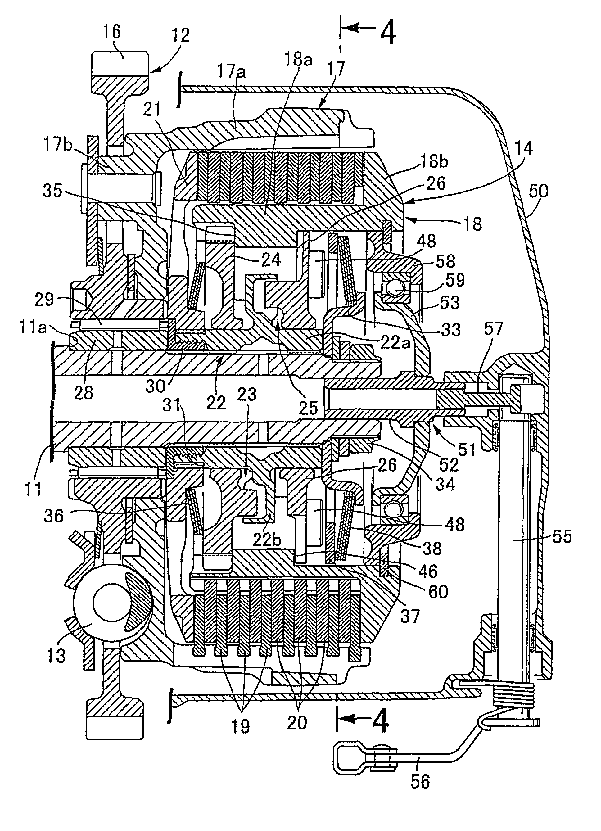 Multiple disc clutch