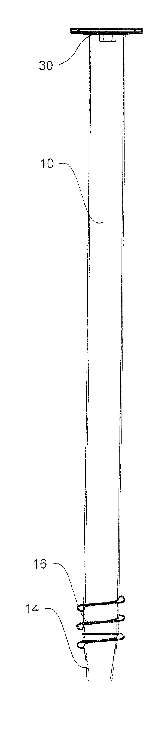 Method for producing a screw foundation