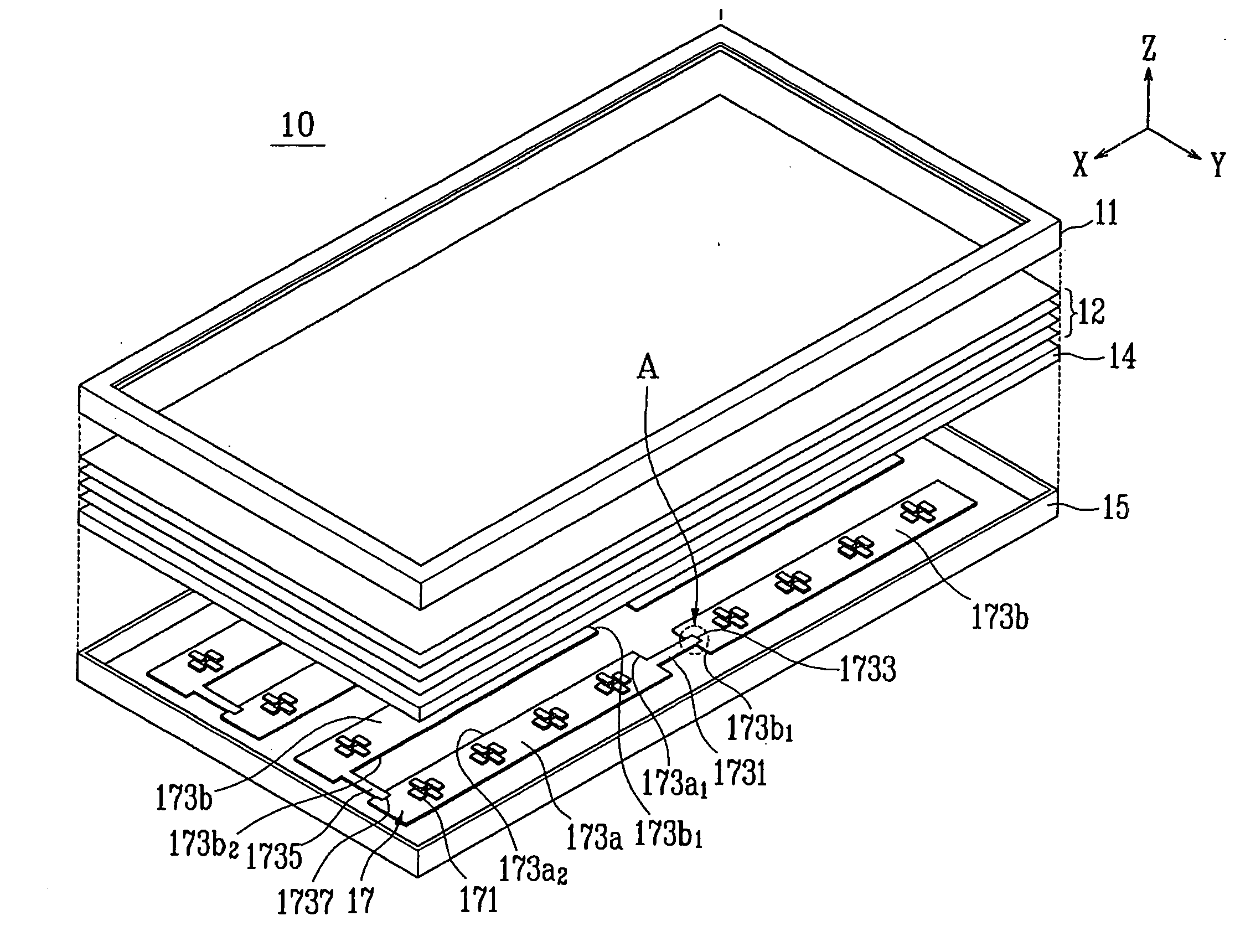 Backlight assembly, display device having the same, and method thereof