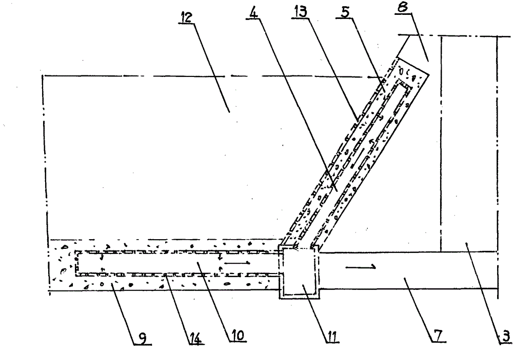 A method of water and soil separation for water control and environmental protection and its water and soil separation structure