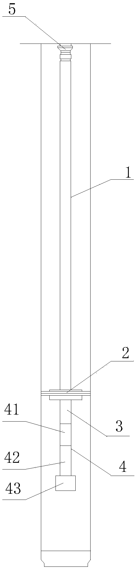 String and well completion method