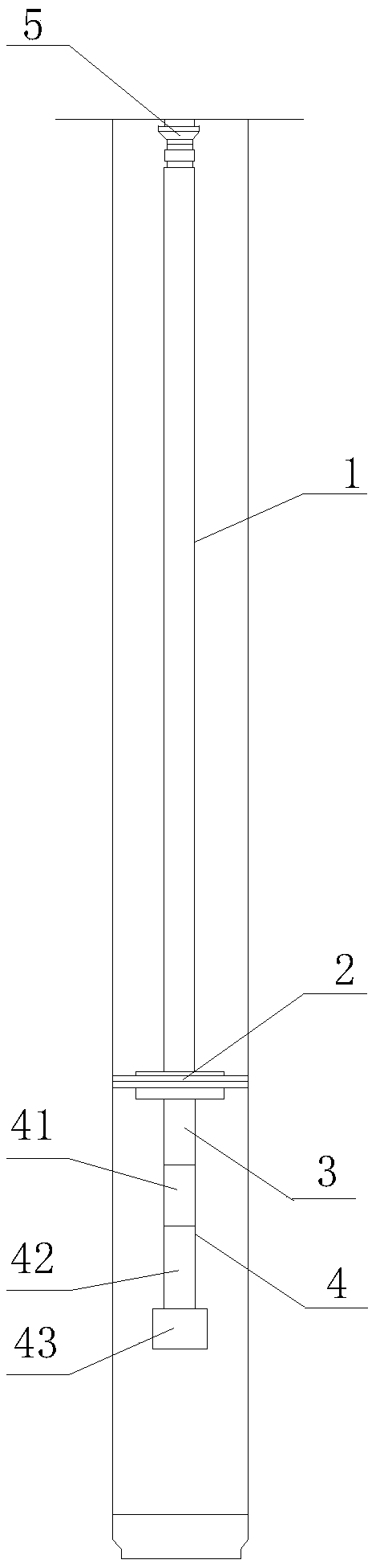 String and well completion method