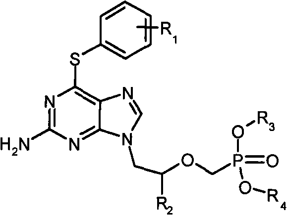 Acyclic nucleoside phosphonate derivative and medicinal application thereof