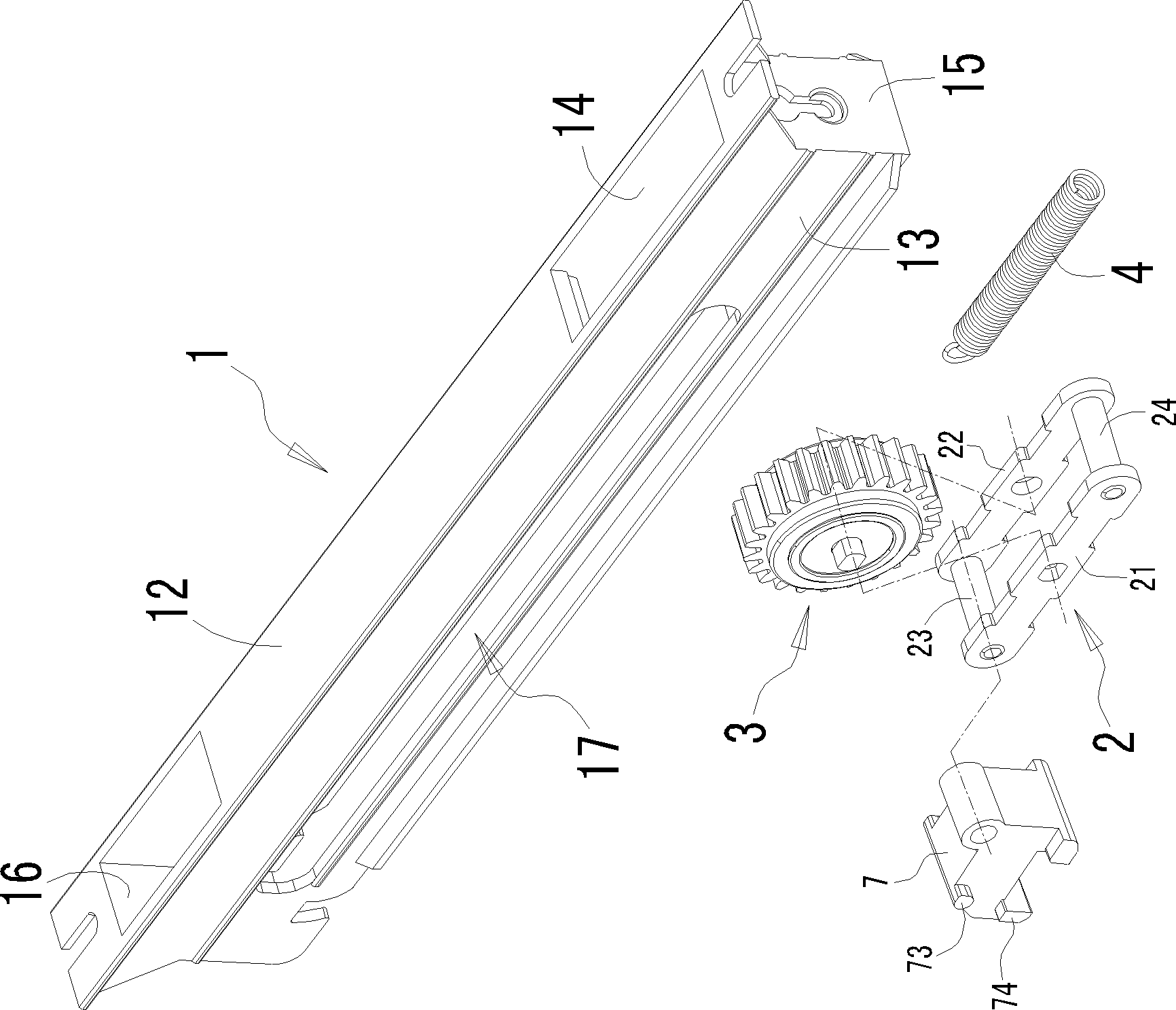 Mechanical buffer and shower bath sliding door utilizing same