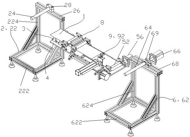 Light leakage detection device for roll-shaped light-shielding material