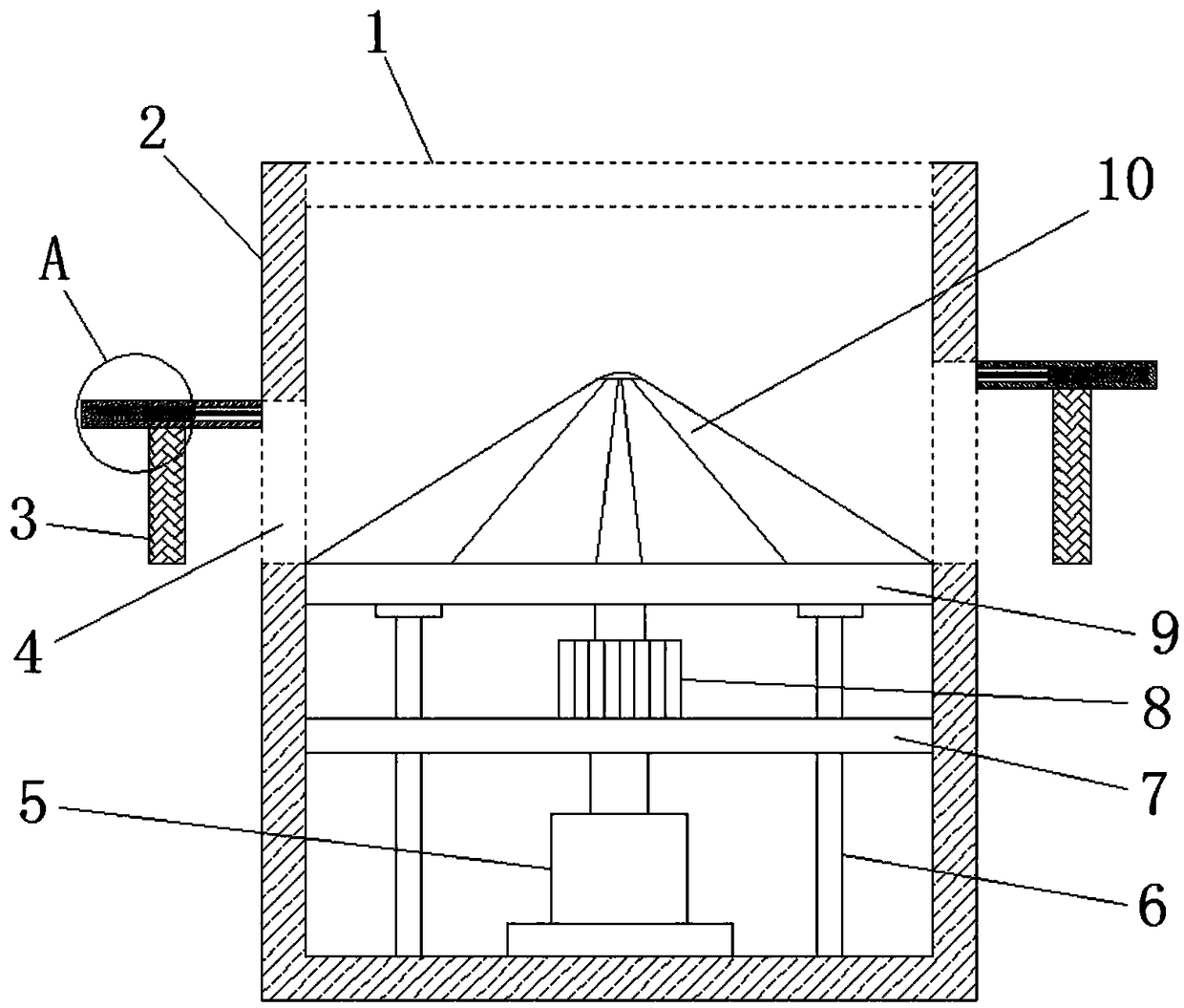 Parcel sorting device