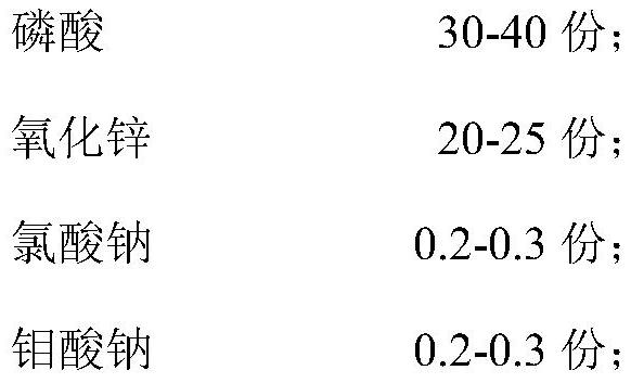 A kind of phosphating process of steel pipe