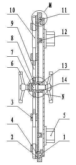 Rescue capsule partition sealing door