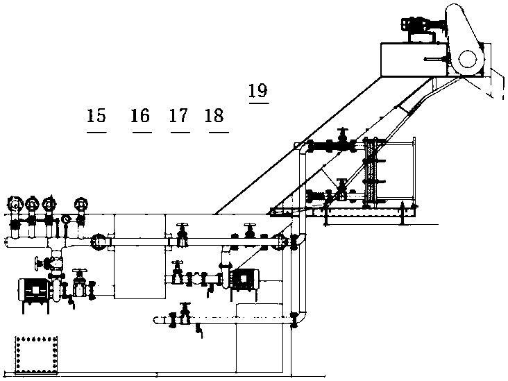 Automatic production line for thermal treatment of rotary excavation cutting teeth